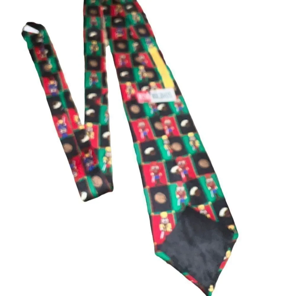 VTG 1998 RM Holidays Silk Nutcracker‎ Christmas Tie Made in USA